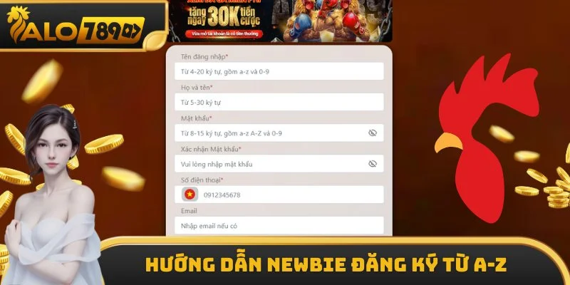 Hướng dẫn Newbie đăng ký từ A-Z